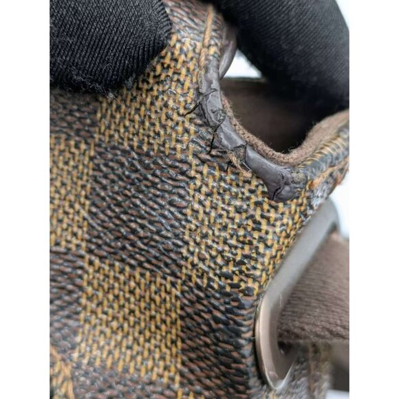 Pre-Owned Louis Vuitton Damier Ebene MM Brooklyn Messenger Bag Brown - Picture 14 of 16